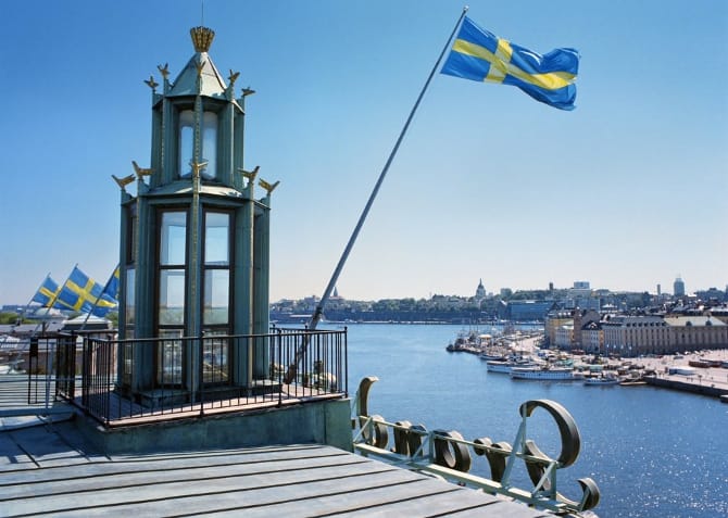Grand Hotel_tak flagga