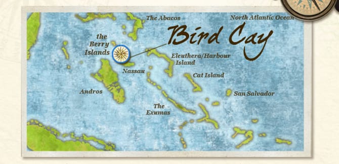 Bird Cay_Bahamas_Map