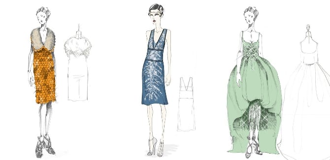 prada_gatsby_Sequin Organza_20s dresses_Bustier dress
