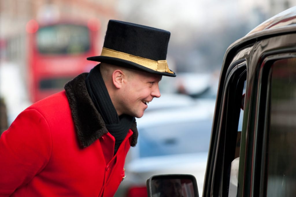 Mandarin Oriental doorman