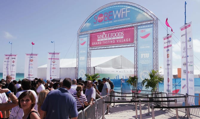 South Beach Wine & Food Festival_beach entrance