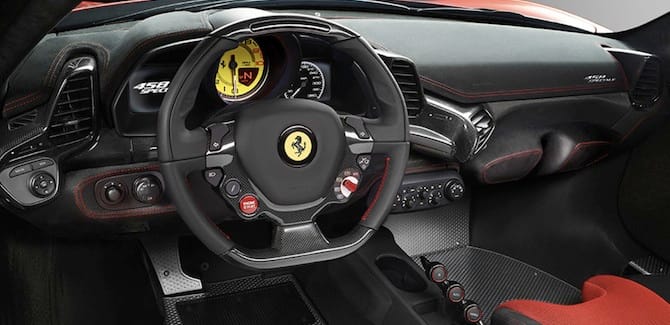 ferrari 458 speciale interior