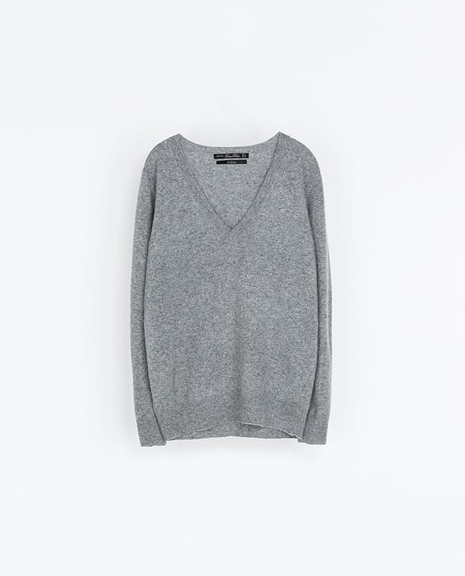 Modeklappar zara-cashmere-sweater