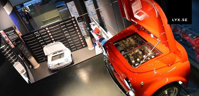 Designkylskåp Smeg Fiat 500