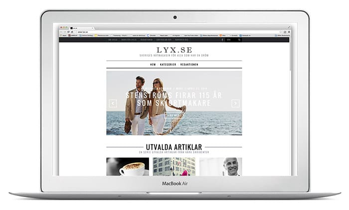 Lyx.se ny design Computer