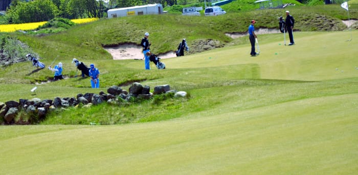 Finska landslaget tränar_Volkswagen Golfarena