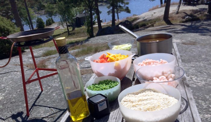 Paella ingredienser