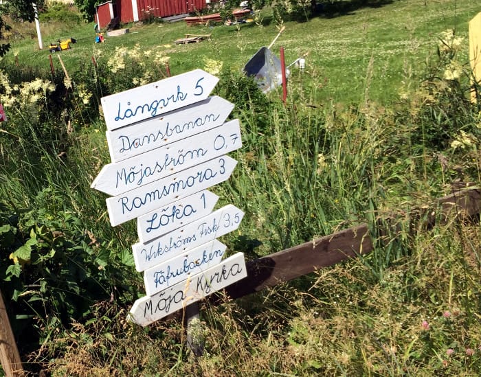 Stockholms skärgård Skylt_Möja