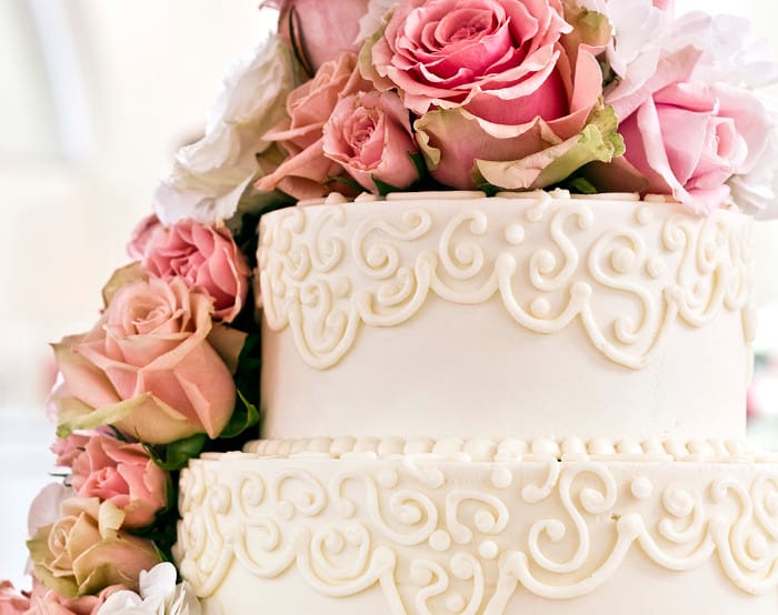 Bröllopstårta