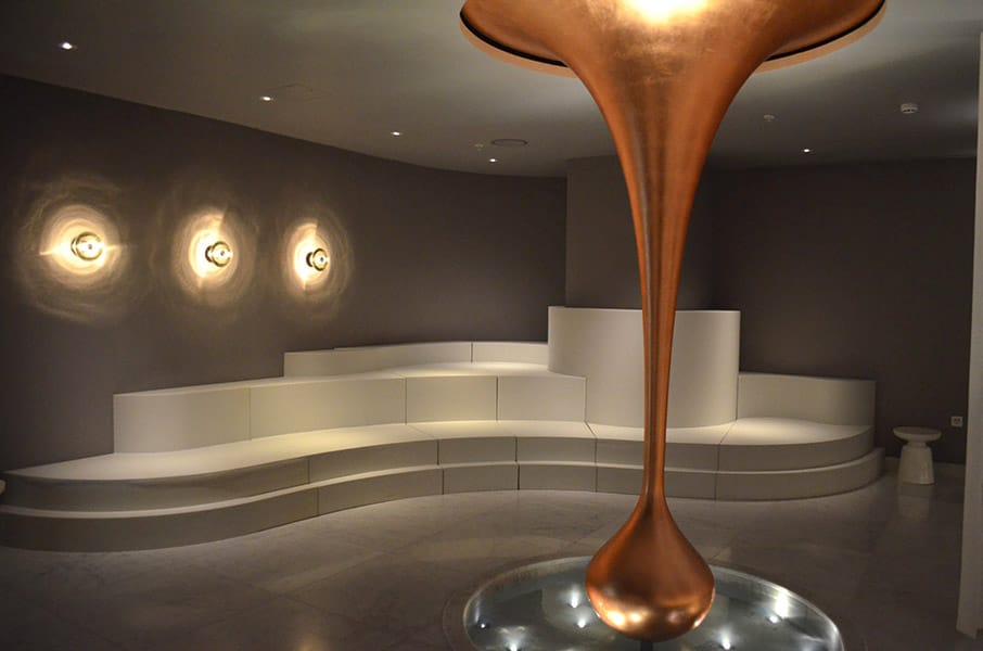 Mondrian London spa copper