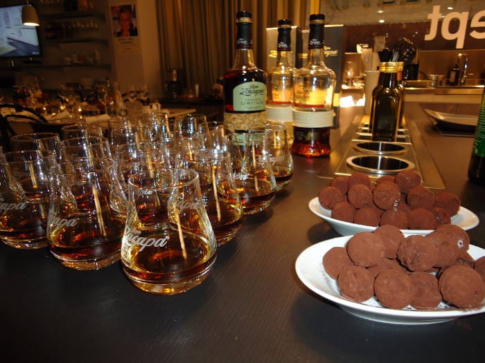 Julbord Zacapa tryfflar