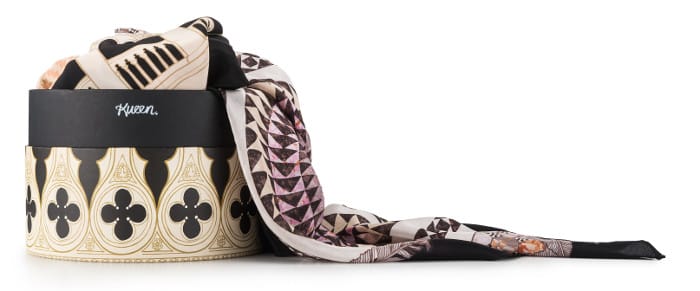 Kueen_sidensjalar-Venezia-Collection_box+scarf_Sanmarco