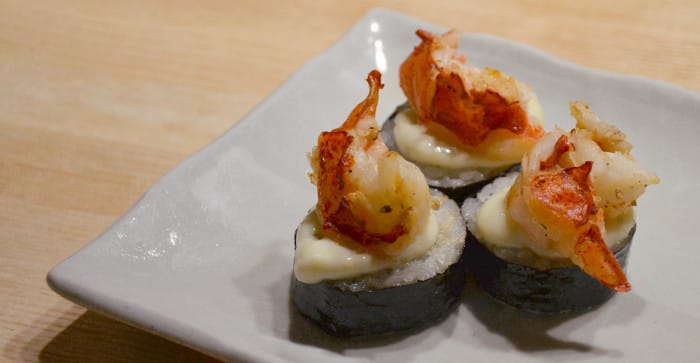 Teppanyaki_Norimaki och hummer med tryffelmajonnäs