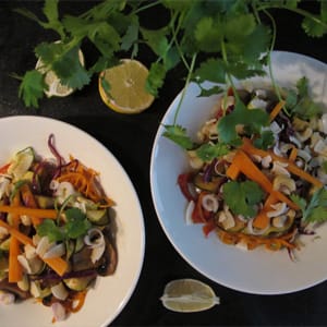 På bild: vegetarisk Pad Thai