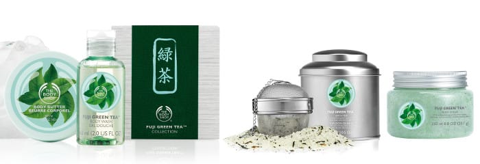grön skönhet Fuji green tea cube_Body Shop