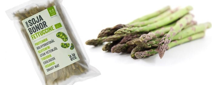 grön skönhet Gröna Sojabönor_Fettuccine_Sparris