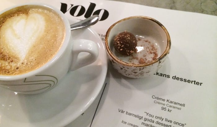 Yolo_Cappuccino & salt chokladtryffel
