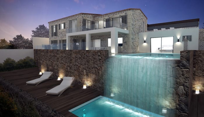 mallorca_Villa Puerto Andraxt_Vattenfall_Lavin Estates
