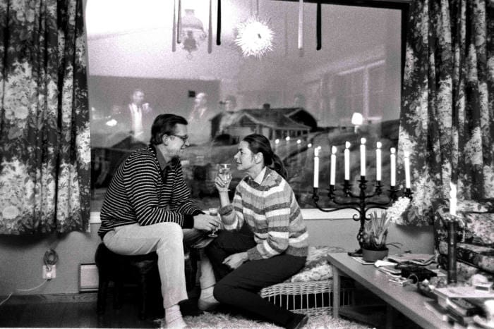 Ingrid Bergman Lasse Smith Dannholmen 1966_Fotograf_Curt Warås_INTEXT