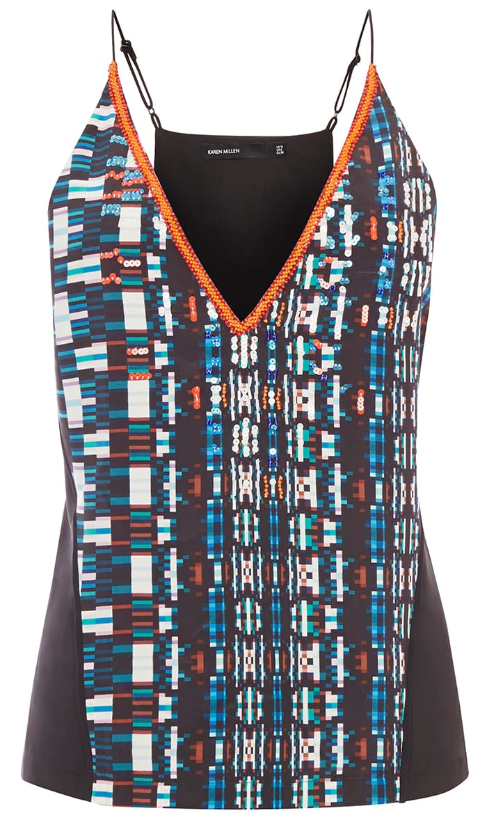 Karen Millen art artillier top
