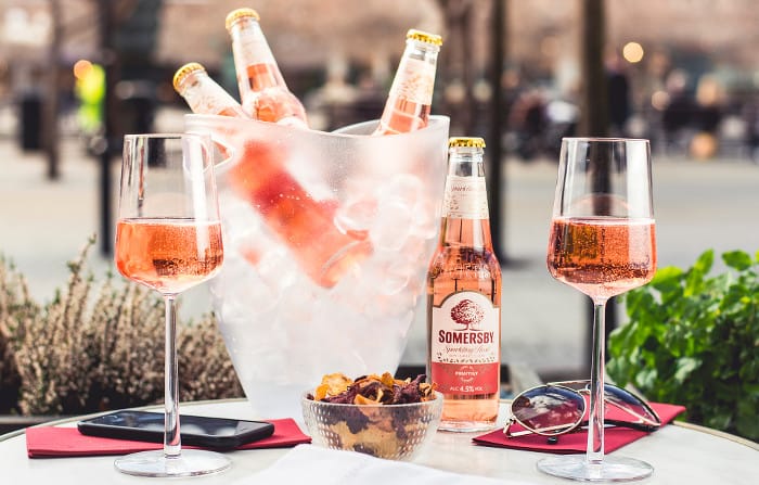 sommardrycker Somersby rosécider