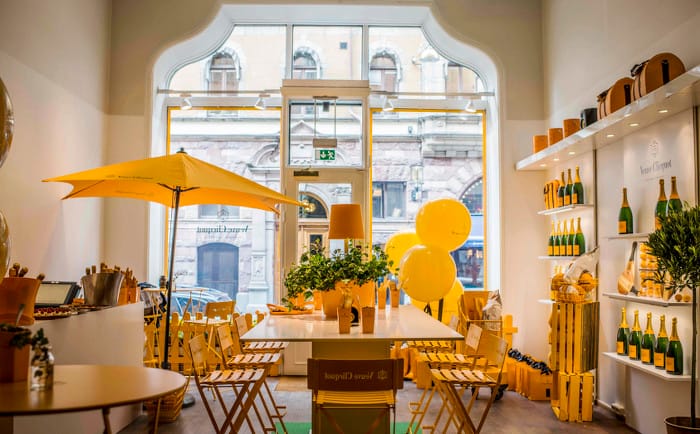 Veuve Clicquot Pop Up Store Stockholm 2015