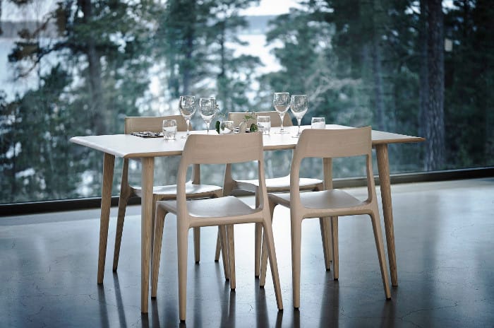 Artipelags egna designmöblerNovemberserien-bord & stol, Foto- Björn Lofterud