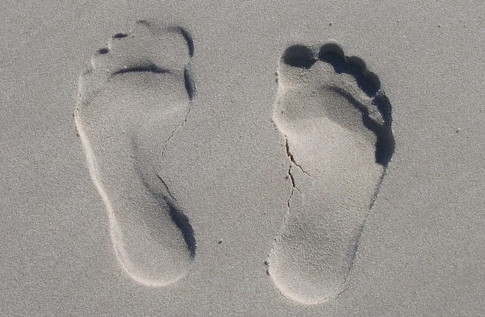 Sommardagar Sand_fötter