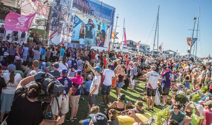 March 14, 2015. Team SCA winners of the New Zealand Herald In-Port Race