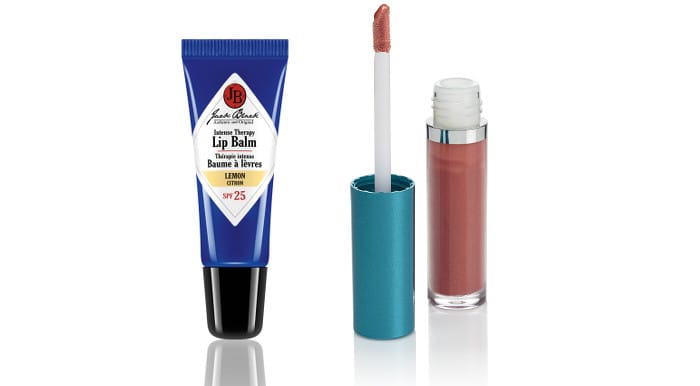 jack_black_intense_therapy_lemon_lip_balm och colorscience-sunforgettable-lip-shine-spf-35