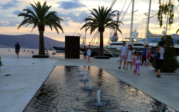 Porto Montenegro_fontän
