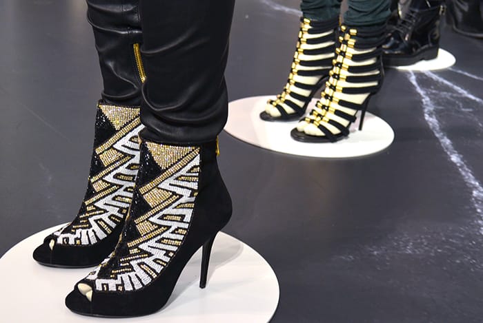 H&M x Balmain boots