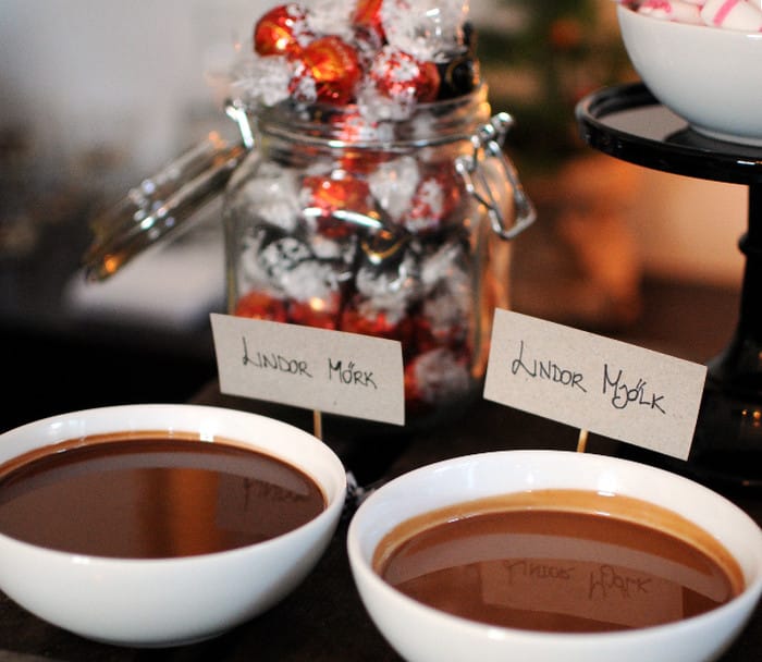 julpyssel med choklad_Choklad_smält