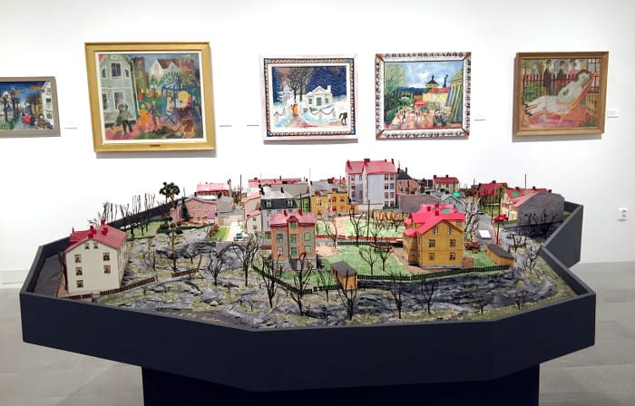 Modell hagalund_Sven Harry konstmuseum