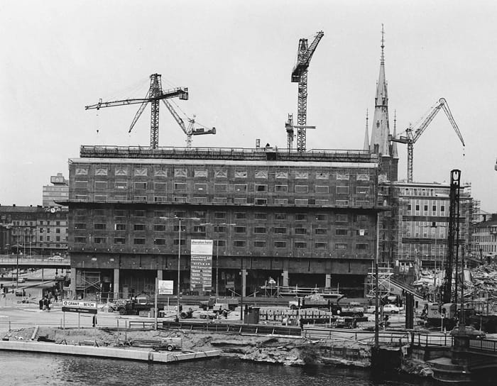 Sheraton Stockholm_Sheraton Hotell Stockholm byggs år 1971