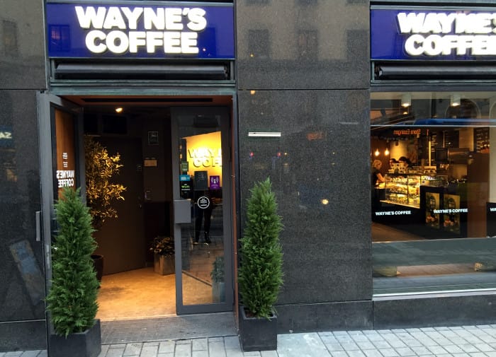 Waynes Coffee kravmärks Kungsgatan