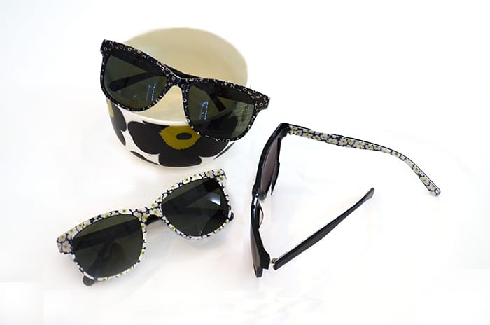 Marimekko Unikko Aino sunglasses black