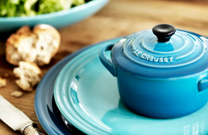Le Creuset_Blå grytor