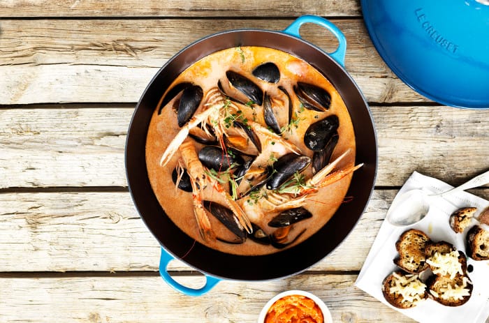 Grytor_Le Creuset_Bouillabaisse_blå grytor