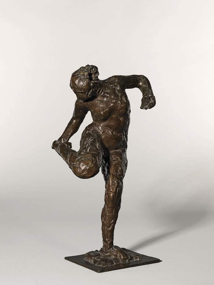 Degas, Danseuse regardant la plante